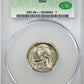 1943-S Silver Jefferson War Nickel 5C CAC MS66+ - TONED!