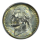 1943-S Silver Jefferson War Nickel 5C CAC MS66+ - TONED!