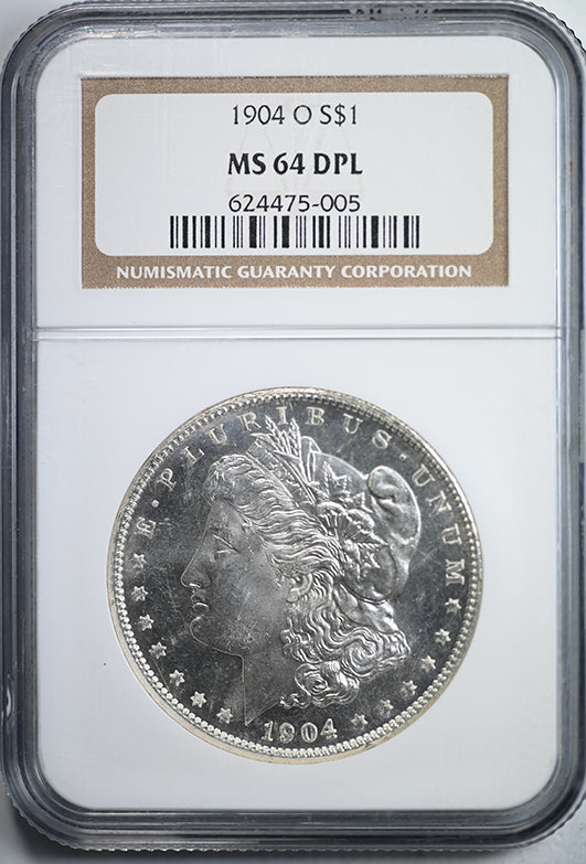 1904-O Morgan Dollar $1 NGC MS64DMPL Obverse Slab