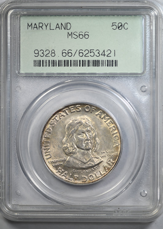 1934 Maryland Classic Commemorative Half Dollar 50C PCGS MS66 OGH