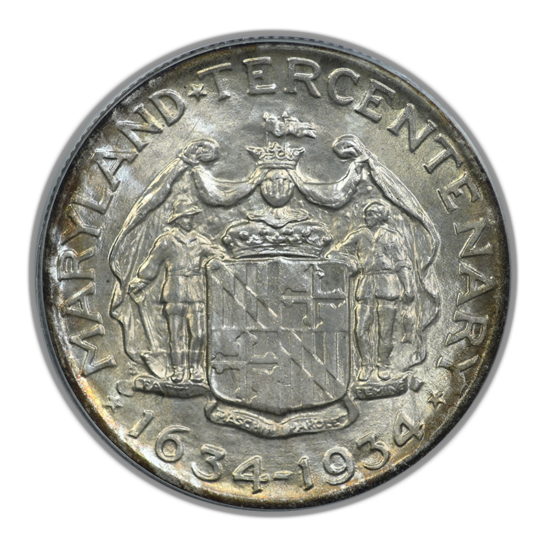 1934 Maryland Classic Commemorative Half Dollar 50C PCGS MS66 OGH