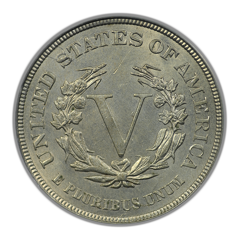 1883 Liberty V-Nickel 5C PCGS MS62 OGH - No Cents
