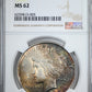 1922 Peace Dollar $1 NGC MS62 - TONED!