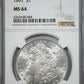1897 Morgan Dollar $1 NGC MS64 - REVERSE TONED!
