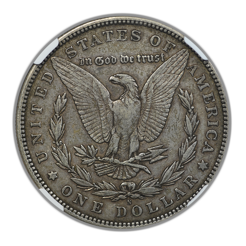 1892-S Morgan Dollar $1 NGC XF45 Reverse