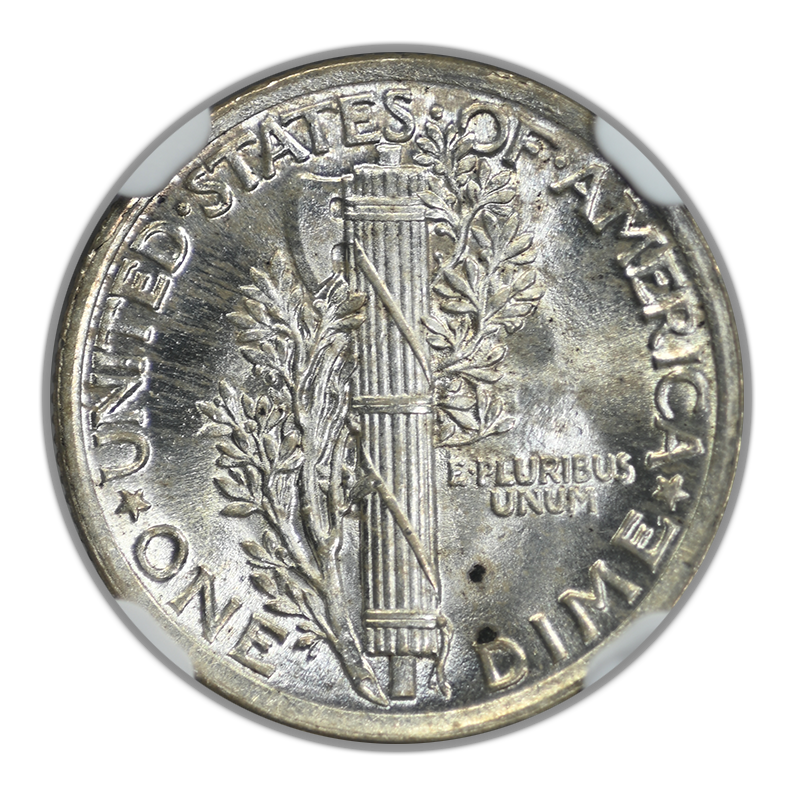 1919 Mercury Dime 10C NGC MS64