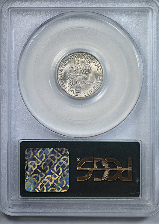 1938 Mercury Dime 10C PCGS MS64FB CAC OGH - Full Bands