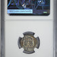 AD 284-305 Roman Empire Diocletian AR Argenteus NGC Ancients Choice AU - TONED! Reverse Slab