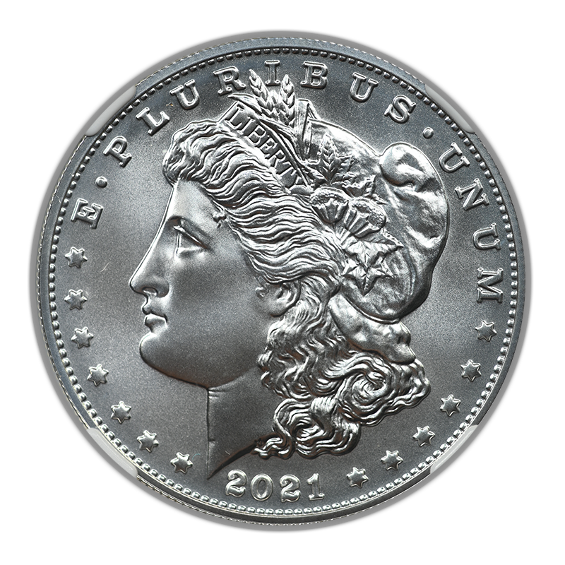 2021 'O' Morgan Dollar $1 NGC MS70 - New Orleans Privy Mark - First Day of Issue - 100th Anniversary