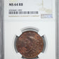 1820 Matron Head Liberty Head Large Cent 1C NGC MS64RB