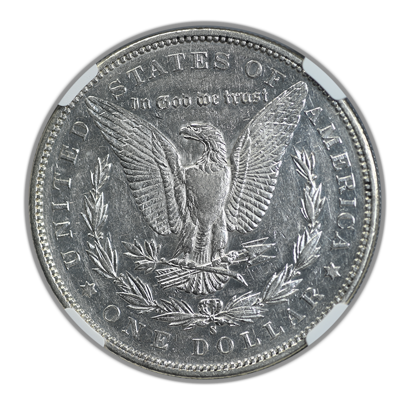 1892-S Morgan Dollar $1 NGC AU53 Reverse