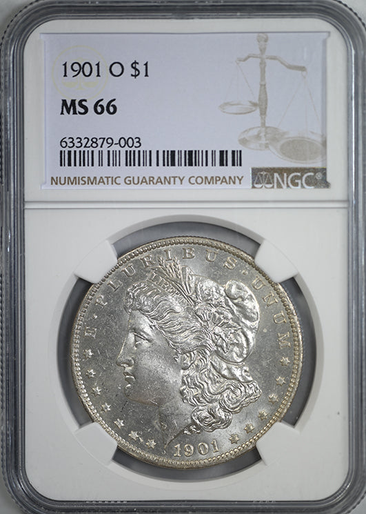 1901-O Morgan Dollar $1 NGC MS66