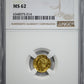 1849-O Type 1 Liberty Head Gold Dollar G$1 NGC MS62 Obverse Slab