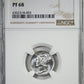 1942 Proof Mercury Dime 10C NGC PF68