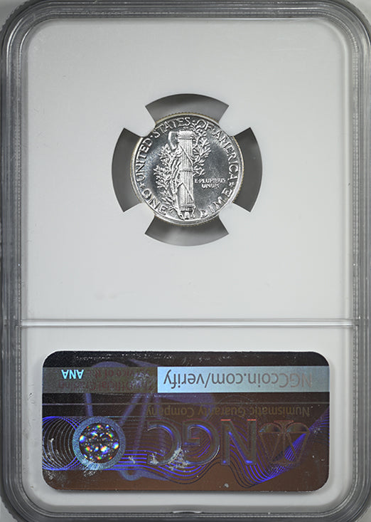 1942 Proof Mercury Dime 10C NGC PF68