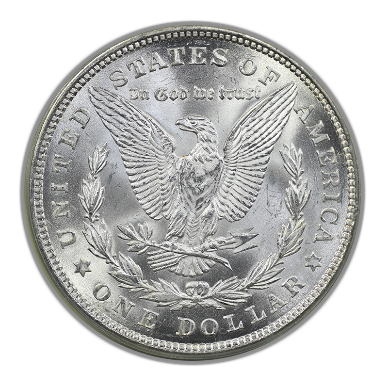 1921 Morgan Dollar $1 PCGS MS65 CAC OGH