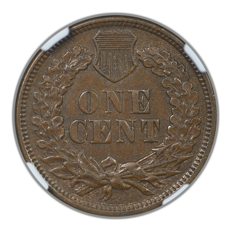 1870 Indian Head Cent 1C NGC AU55BN