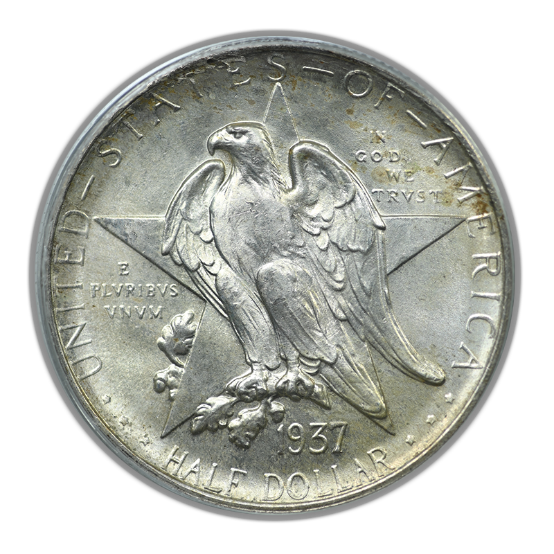 1937-D Texas Classic Commemorative Half Dollar 50C PCGS MS65 CAC OGH