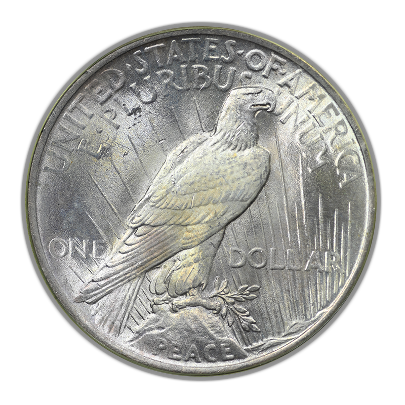 1923 Peace Dollar $1 PCGS MS65 CAC OGH