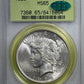 1923 Peace Dollar $1 PCGS MS65 CAC OGH