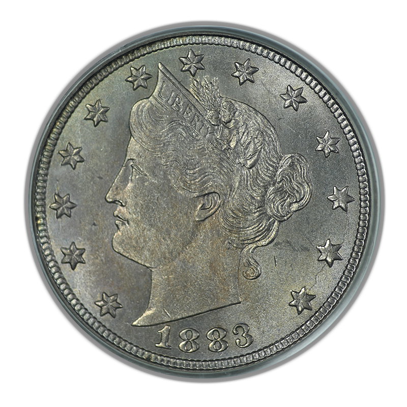 1883 Liberty V-Nickel 5C PCGS MS64 OGH - No Cents