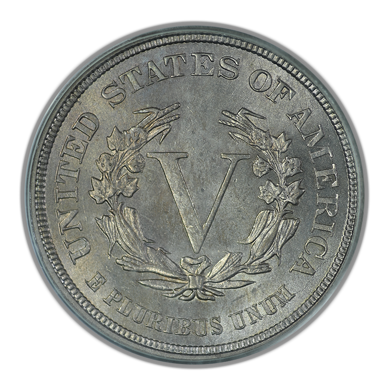 1883 Liberty V-Nickel 5C PCGS MS64 OGH - No Cents