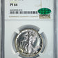1942 Proof Walking Liberty Half Dollar 50C NGC PF66 CAC Obverse Slab