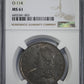 1829 Capped Bust Half Dollar 50C NGC MS61 - Small Letters O-114 Obverse Slab