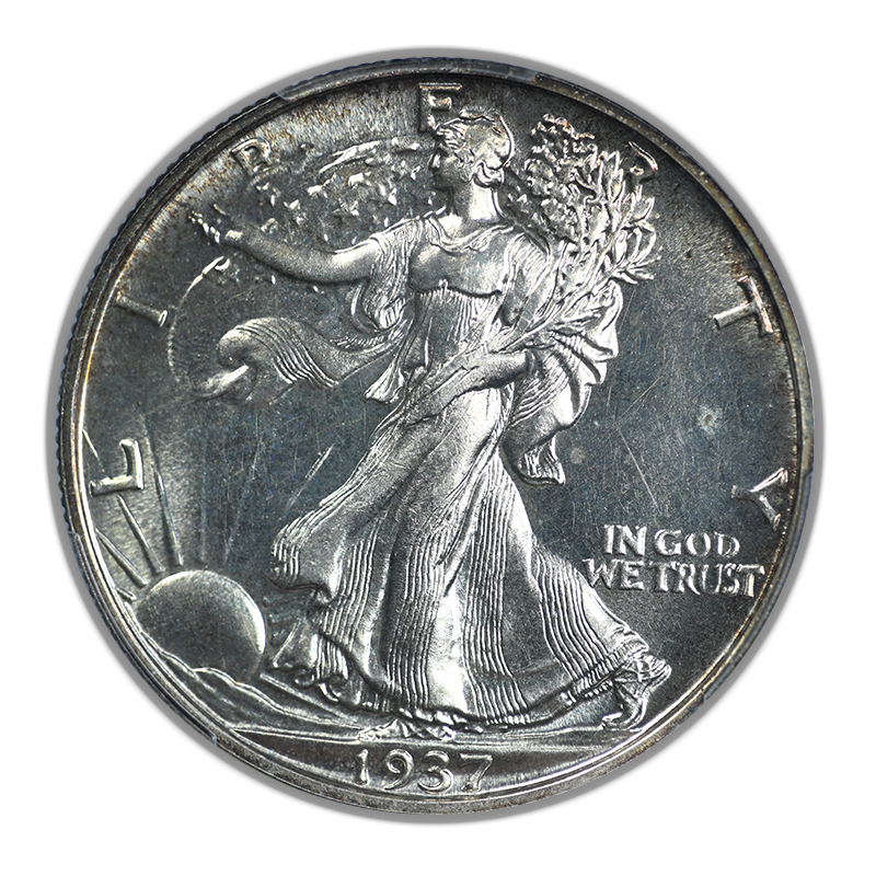 1937 Proof Walking Liberty Half Dollar 50C PCGS PR64