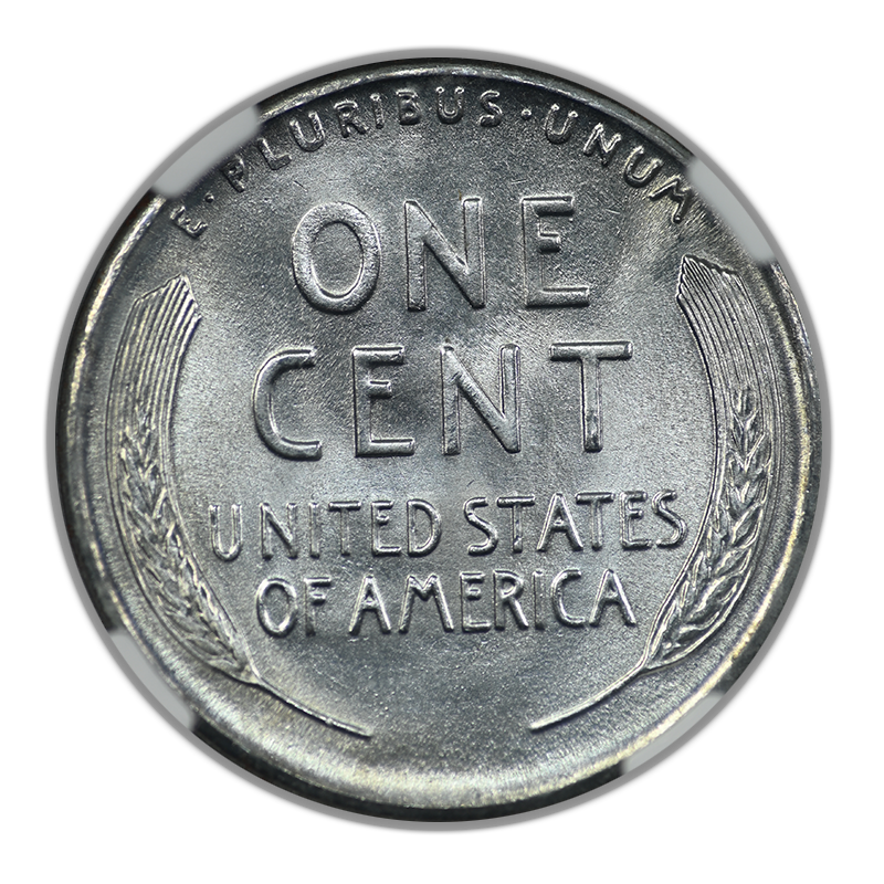 1943 Steel Lincoln Wheat Cent 1C NGC MS67+