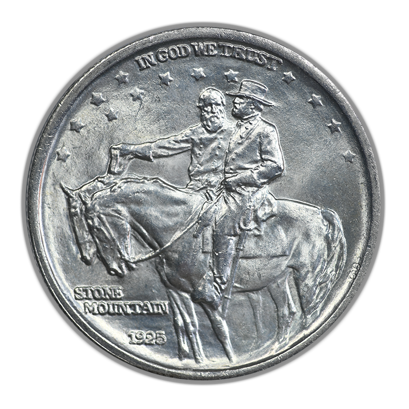 1925 Stone Mountain Classic Commemorative Half Dollar 50C NGC MS64