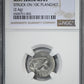 1984 Bermuda 5C Cents NGC Mint Error MS65 - Struck on 10C Planchet