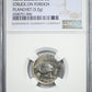 1985 Bermuda 5C Cents NGC Mint Error MS65 - Struck on Foreign Planchet