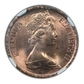 1984 Bermuda 10C Cents NGC Mint Error MS64RD - Struck on Foreign Planchet