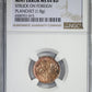 1984 Bermuda 10C Cents NGC Mint Error MS64RD - Struck on Foreign Planchet