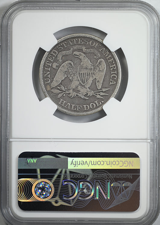 1876 Liberty Seated Half Dollar 50C NGC VG8