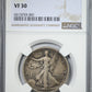 1917-S Walking Liberty Half Dollar 50C NGC VF30 - Obverse