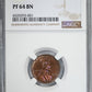 1939 Proof Lincoln Wheat Cent 1C NGC PF64BN - TONED!