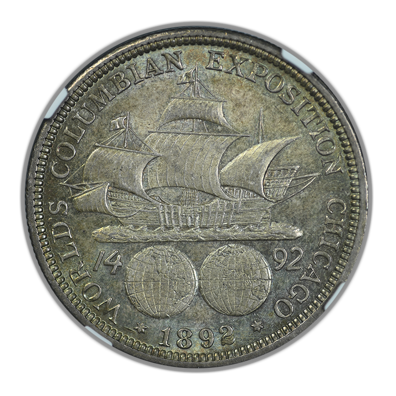 1892 Columbian Exposition Classic Commemorative Half Dollar 50C NGC MS65 Reverse