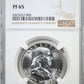 1951 Proof Franklin Half Dollar 50C NGC PF65