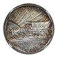 1937-D Oregon Trail Classic Commemorative Half Dollar 50C NGC MS68 - TAB TONED!