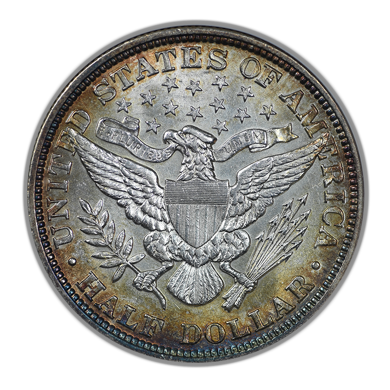 1892 Barber Half Dollar 50C ANACS Soapbox AU58