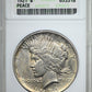 1921 Peace Dollar $1 ANACS Soapbox AU53