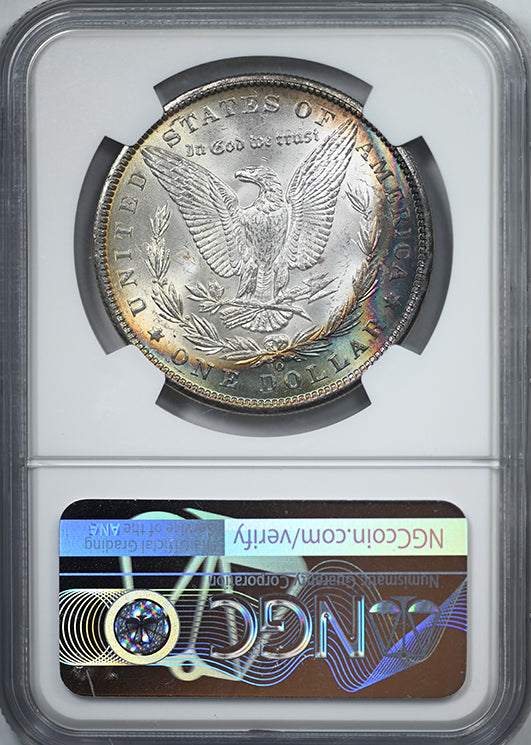 1899-O Morgan Dollar $1 NGC MS63 - REVERSE TONED!