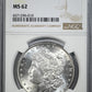 1886-S Morgan Dollar $1 NGC MS62