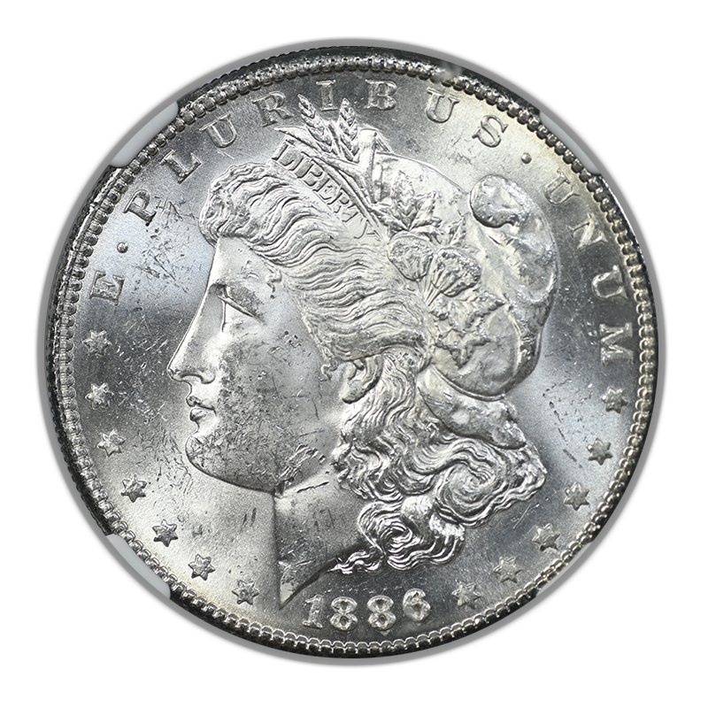 1886-S Morgan Dollar $1 NGC MS62