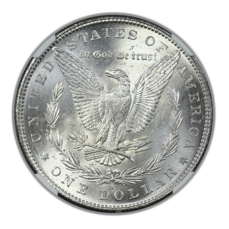 1886-S Morgan Dollar $1 NGC MS62