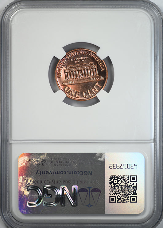 1971-S Proof Double Die Obverse Lincoln Memorial Cent 1C NGC PF68RD DDO FS-101 Reverse Slab