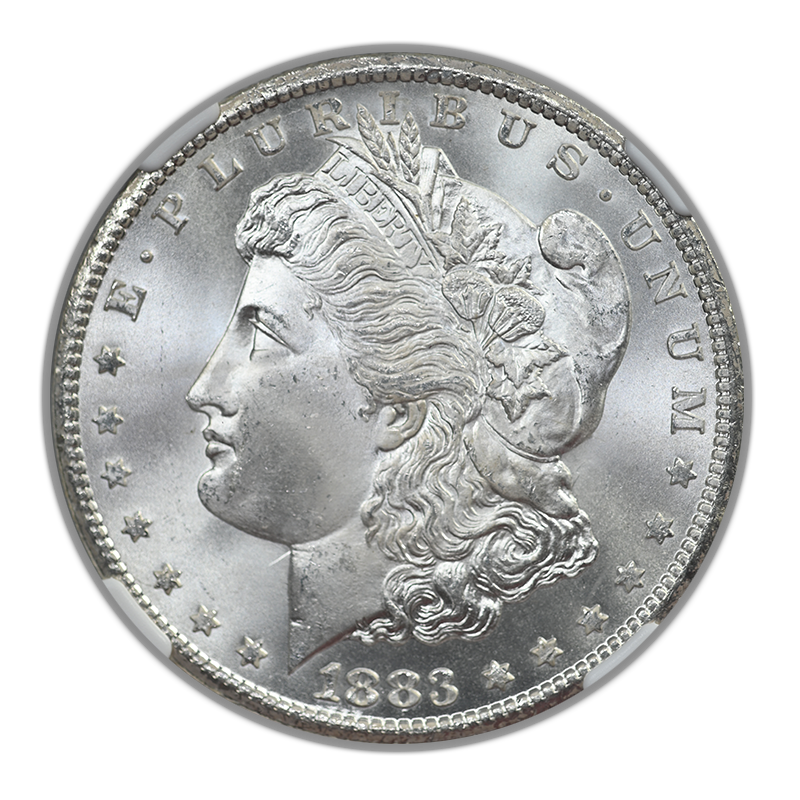 1883-CC Morgan Dollar $1 NGC MS66+