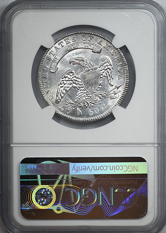 1834 Capped Bust Half Dollar 50C NGC MS61